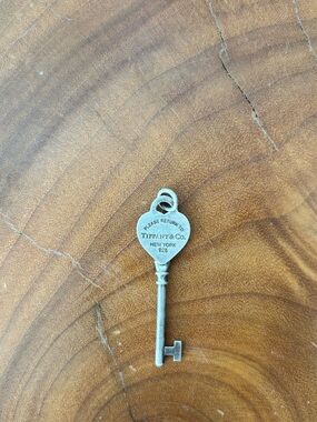 Tiffany & Co. Heart Key Pendant Only 925 Sterling Silver